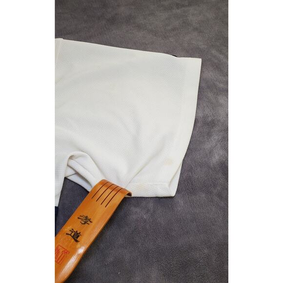 Vintage Nike Lions #11 Baseball Sz XL Embroidered Button Up Jersey White Used C1 - Picture 4 of 7